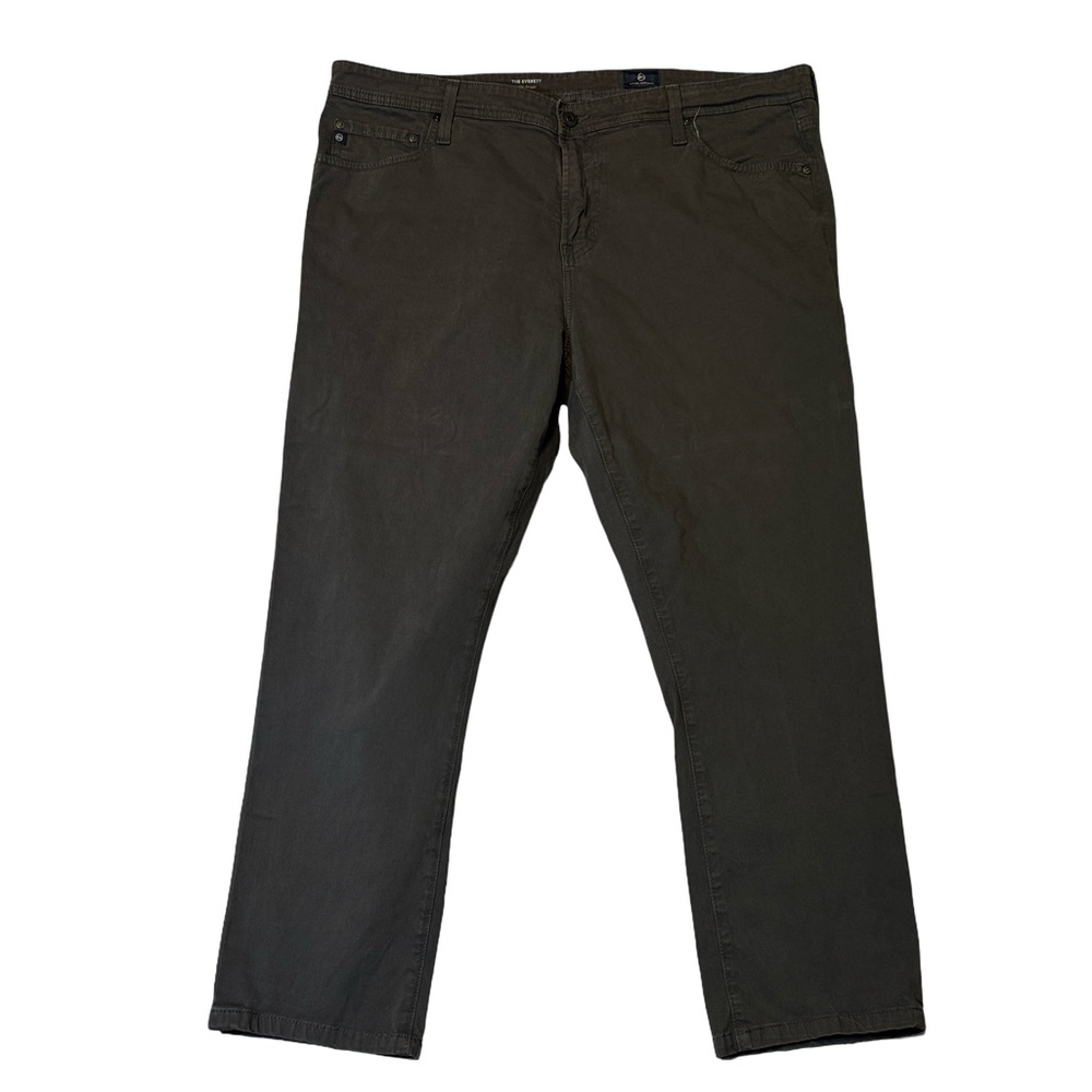 Adriano Goldschmied mens 40x32 gray Everett slim straight denim jeans EuC